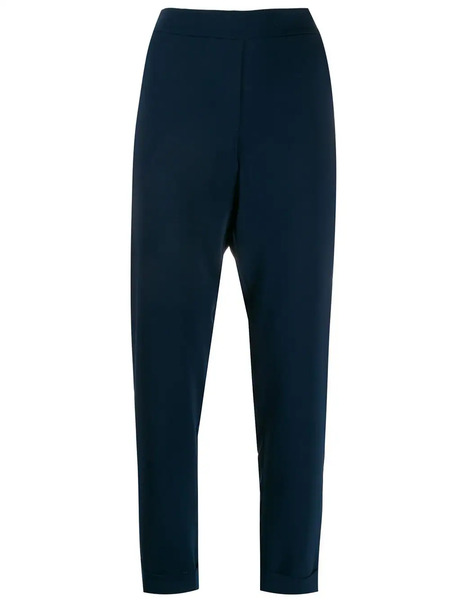  P.a.r.o.s.h. Elasticated Slim-fit Trousers - Blue 