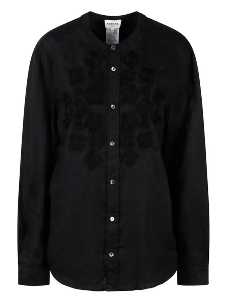  P.a.r.o.s.h. Embroidered Shirt - Black 
