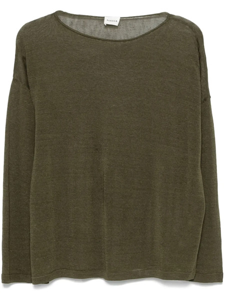  P.a.r.o.s.h. Fine-knit Blouse - Green 
