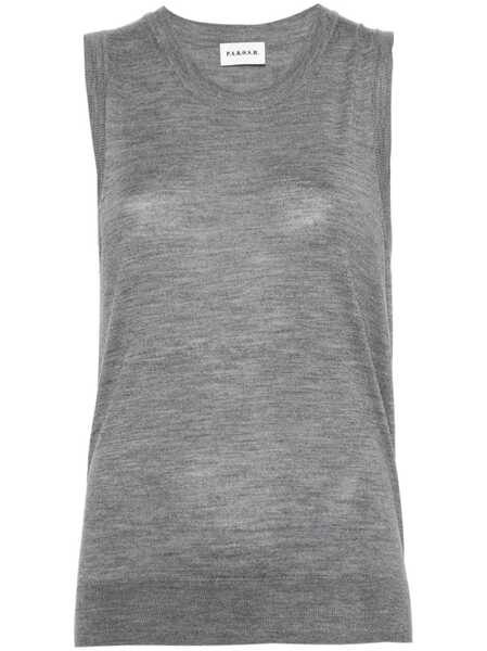  P.a.r.o.s.h. Fine-knit Vest - Grey 