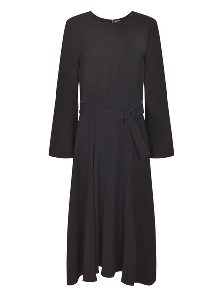  P.a.r.o.s.h. Flared Sleeve Belted Dress - Blue 