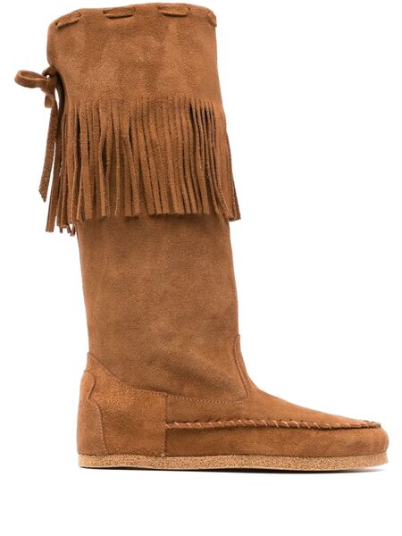  P.a.r.o.s.h. Fringed Boots - Brown 