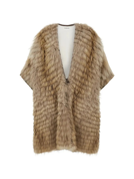  P.a.r.o.s.h. Fur Gilet - Neutrals 