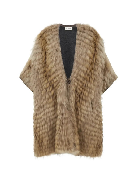  P.a.r.o.s.h. Fur Gilet - Neutrals 