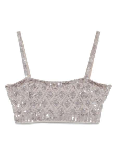  P.a.r.o.s.h. Gild Top - Neutrals 