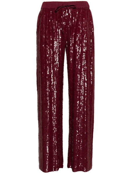  P.a.r.o.s.h. Glare Sequinned Trousers - Red 