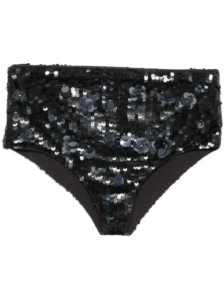  P.a.r.o.s.h. Glow Mini Shorts - Black 
