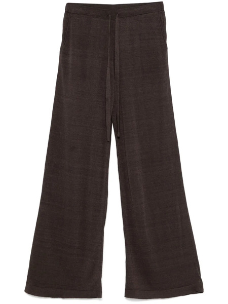  P.a.r.o.s.h. Knitted Palazzo Pants - Brown 