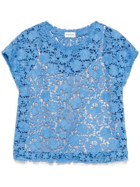  P.a.r.o.s.h. Lace Blouse - Blue 