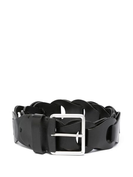  P.a.r.o.s.h. Leather Belt - Black 