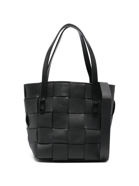  P.a.r.o.s.h. Leather Tote Bag - Black 