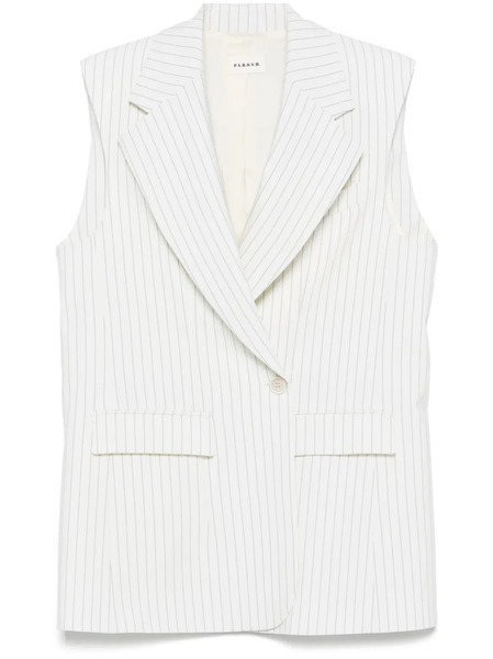  P.a.r.o.s.h. Libra Waistcoat - White 