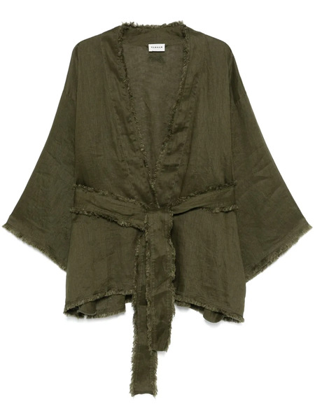  P.a.r.o.s.h. Linen Jacket - Green 