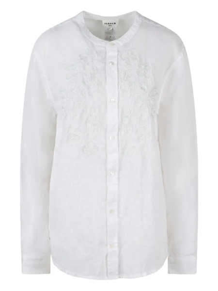  P.a.r.o.s.h. Linen Shirt - White 