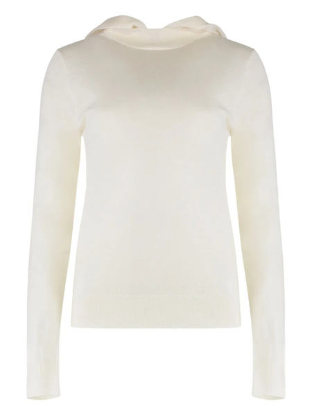  P.a.r.o.s.h. Linfa Knitted Hoodie - White 