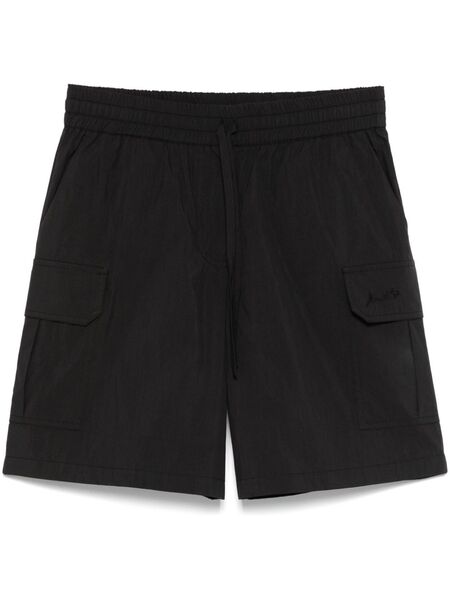  P.a.r.o.s.h. Logo-embroidered Shorts - Black 