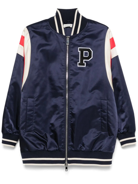  P.a.r.o.s.h. Logo-patch Bomber Jacket - Blue 