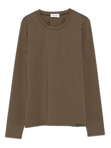  P.a.r.o.s.h. Long-sleeve Crew-neck T-shirt - Green 