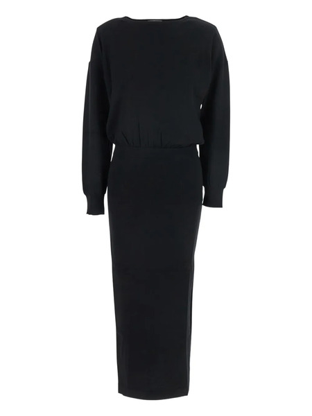  P.a.r.o.s.h. Long-sleeve Maxi Dress - Black 