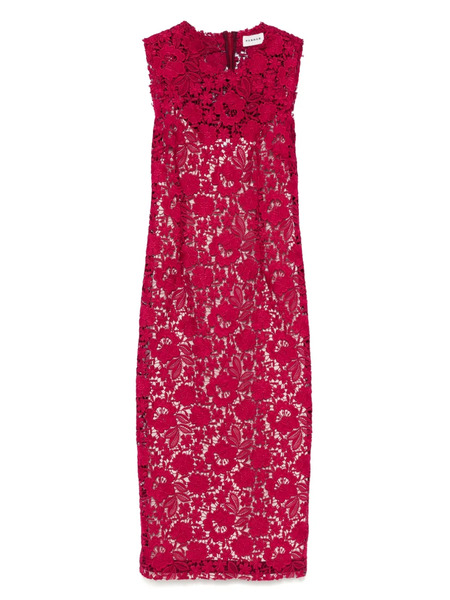  P.a.r.o.s.h. Macramé Midi Dress - Red 