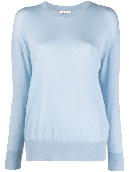  P.a.r.o.s.h. Maglia Round-neck Fine-ribbed Jumper - Blue 