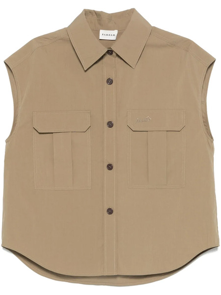  P.a.r.o.s.h. Ninja Shirt - Brown 