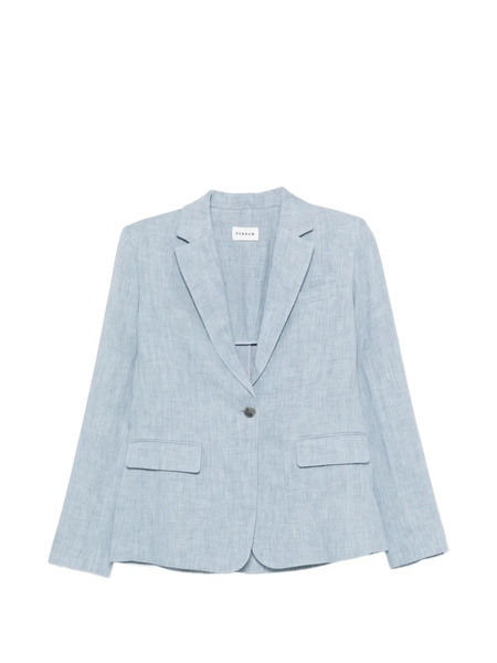  P.a.r.o.s.h. Notched-lapel Single-breasted Blazer - Blue 