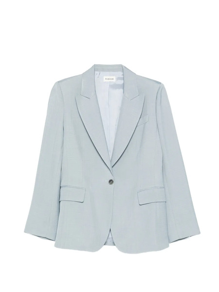  P.a.r.o.s.h. Notched Single-breasted Blazer - Blue 