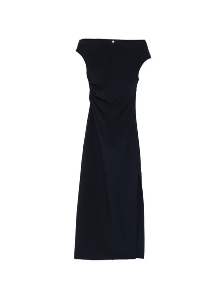  P.a.r.o.s.h. Off-shoulder Maxi Dress - Blue 