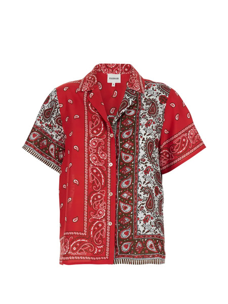  P.a.r.o.s.h. Paisley-pattern Shirt - Red 