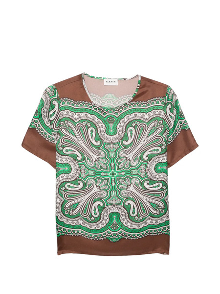  P.a.r.o.s.h. Paisley Print Blouse - Brown 