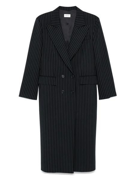  P.a.r.o.s.h. Pinstriped Coat - Blue 