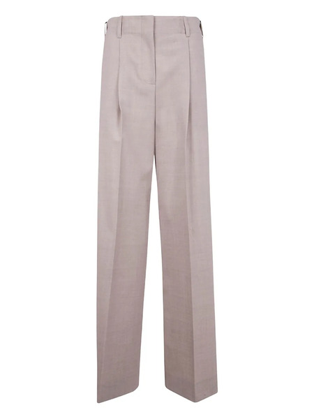  P.a.r.o.s.h. Pleated Wool Trousers - Neutrals 