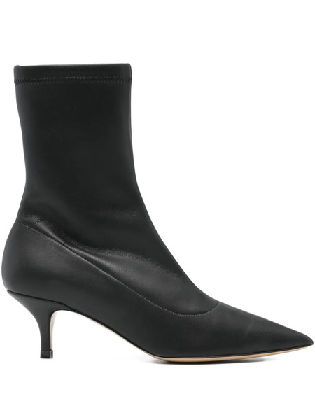  P.a.r.o.s.h. Pointed-toe Sock Boots - Black 