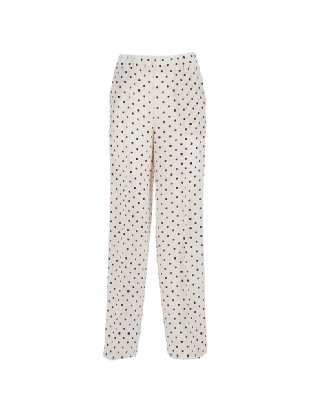  P.a.r.o.s.h. Polka Dot Trousers - Neutrals 