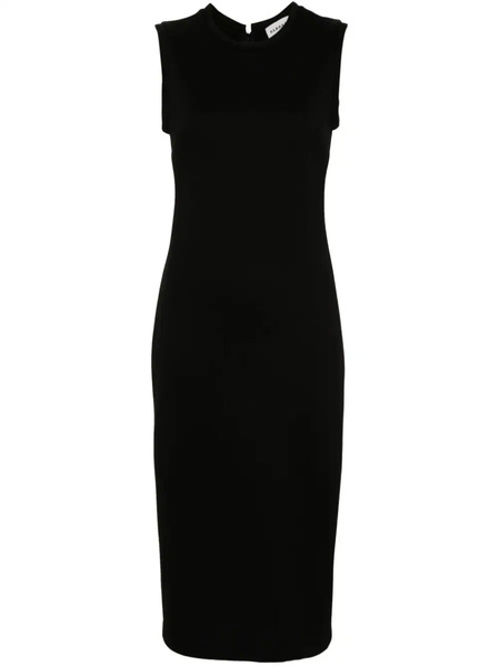  P.a.r.o.s.h. Remix Midi Dress - Black 