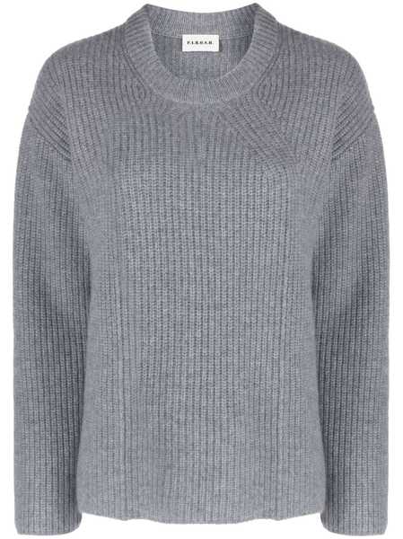  P.a.r.o.s.h. Ribbed-knit Cashmere Jumper - Grey 