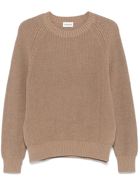  P.a.r.o.s.h. Ribbed-knit Sweater - Brown 