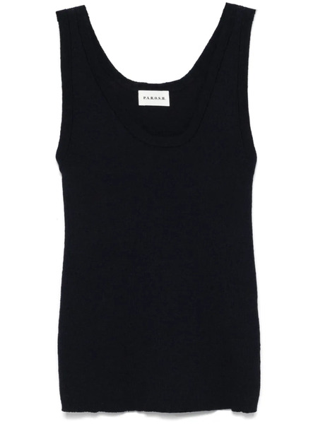  P.a.r.o.s.h. Ribbed-knit Tank Top - Blue 