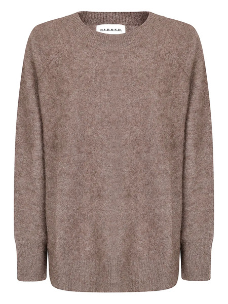  P.a.r.o.s.h. Round-neck Sweater - Brown 