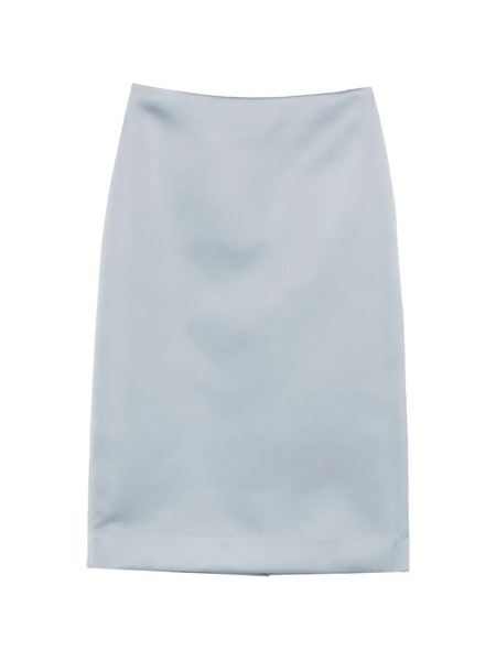  P.a.r.o.s.h. Satin Midi Skirt - Blue 