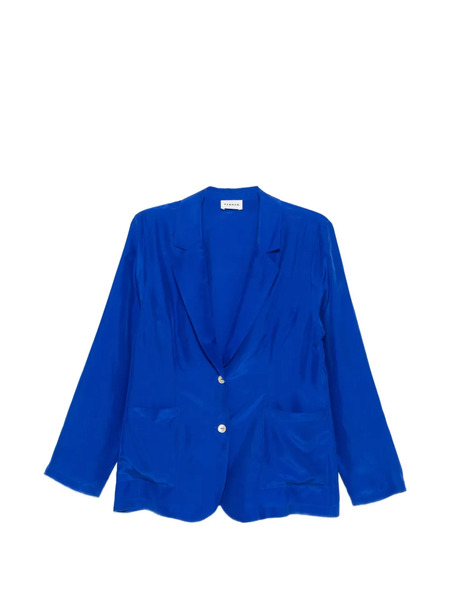  P.a.r.o.s.h. Saxon Button Patch-pocket Blazer - Blue 