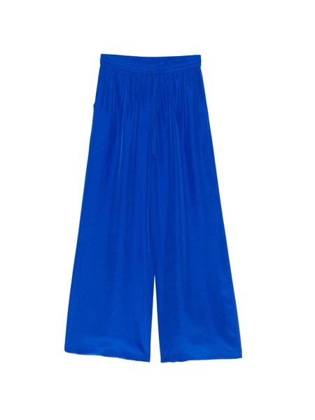  P.a.r.o.s.h. Saxon Drawstring Palazzo Pants - Blue 