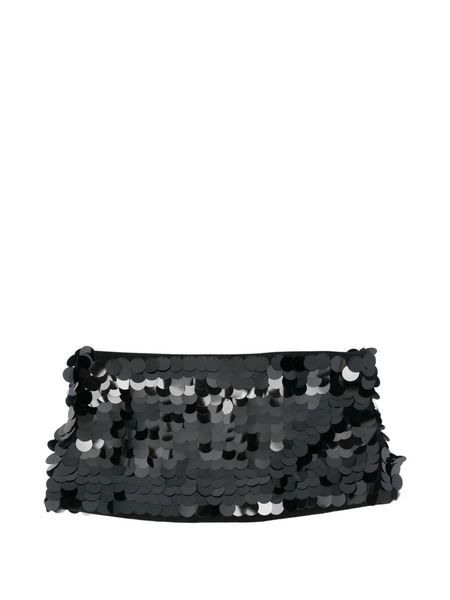  P.a.r.o.s.h. Sequin-embellished Belt - Grey 