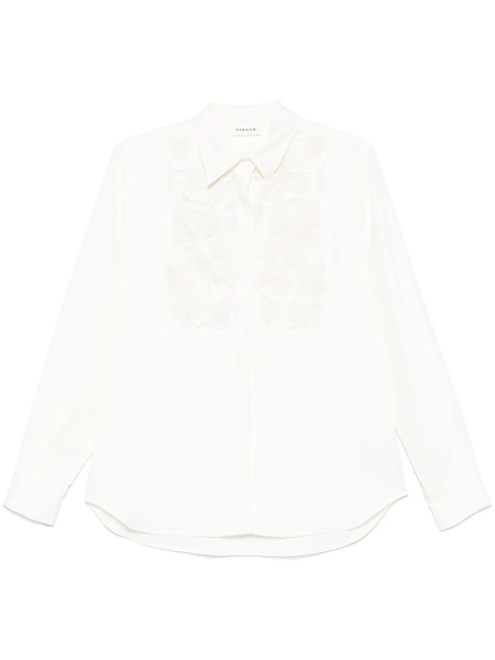  P.a.r.o.s.h. Sequin-embellished Shirt - White 