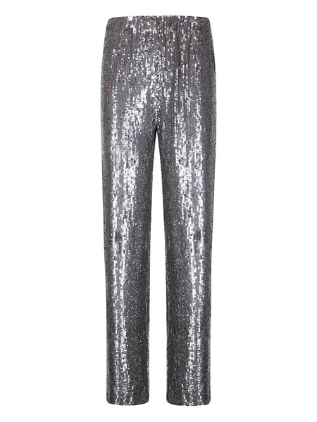  P.a.r.o.s.h. Sequin-embellished Trousers - Silver 