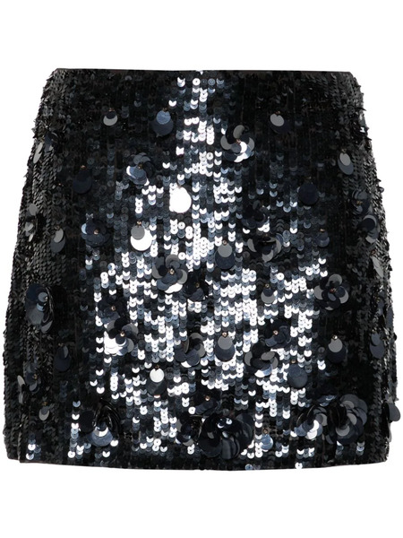  P.a.r.o.s.h. Sequined Mini Skirt - Blue 