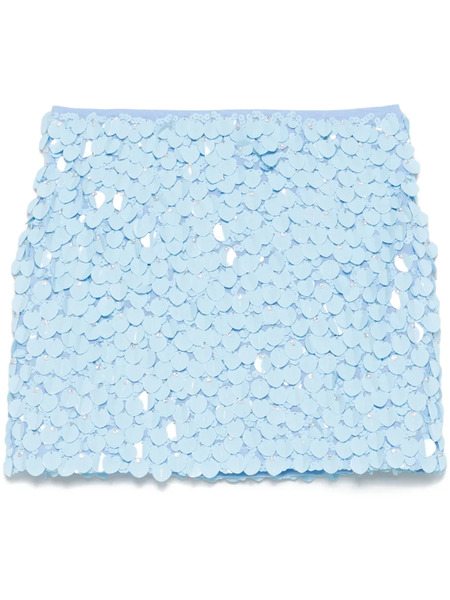  P.a.r.o.s.h. Sequined Mini Skirt - Blue 