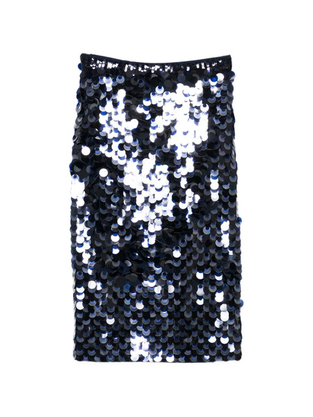  P.a.r.o.s.h. Sequined Skirt - Blue 