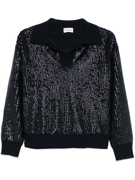  P.a.r.o.s.h. Sequinned Sweater - Blue 